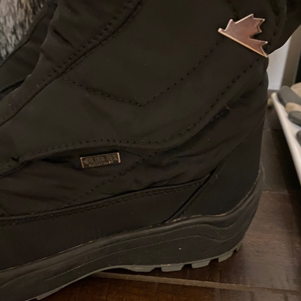 Pajar Canada Kimmi Nylon Insulated Winter Boots With Ice Grippers Size 5/5.5 - Picture 4 of 15